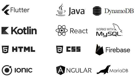 List of Tools and Technologies Logos